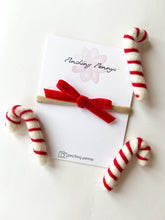 Load image into Gallery viewer, Velvet Ribbon Bow Headbands | Toddlers Hair Bows | Kids Hair Bows