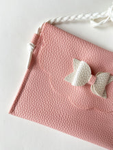 Load image into Gallery viewer, Pink Bow Faux Leather Toddler Childrens Purse
