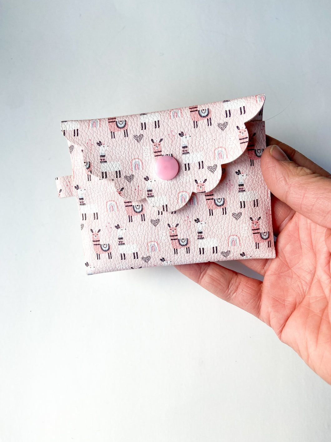Llama Rainbows Coin Purse