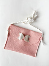 Load image into Gallery viewer, Pink Bow Faux Leather Toddler Childrens Purse
