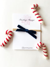 Load image into Gallery viewer, Velvet Ribbon Bow Headbands | Toddlers Hair Bows | Kids Hair Bows
