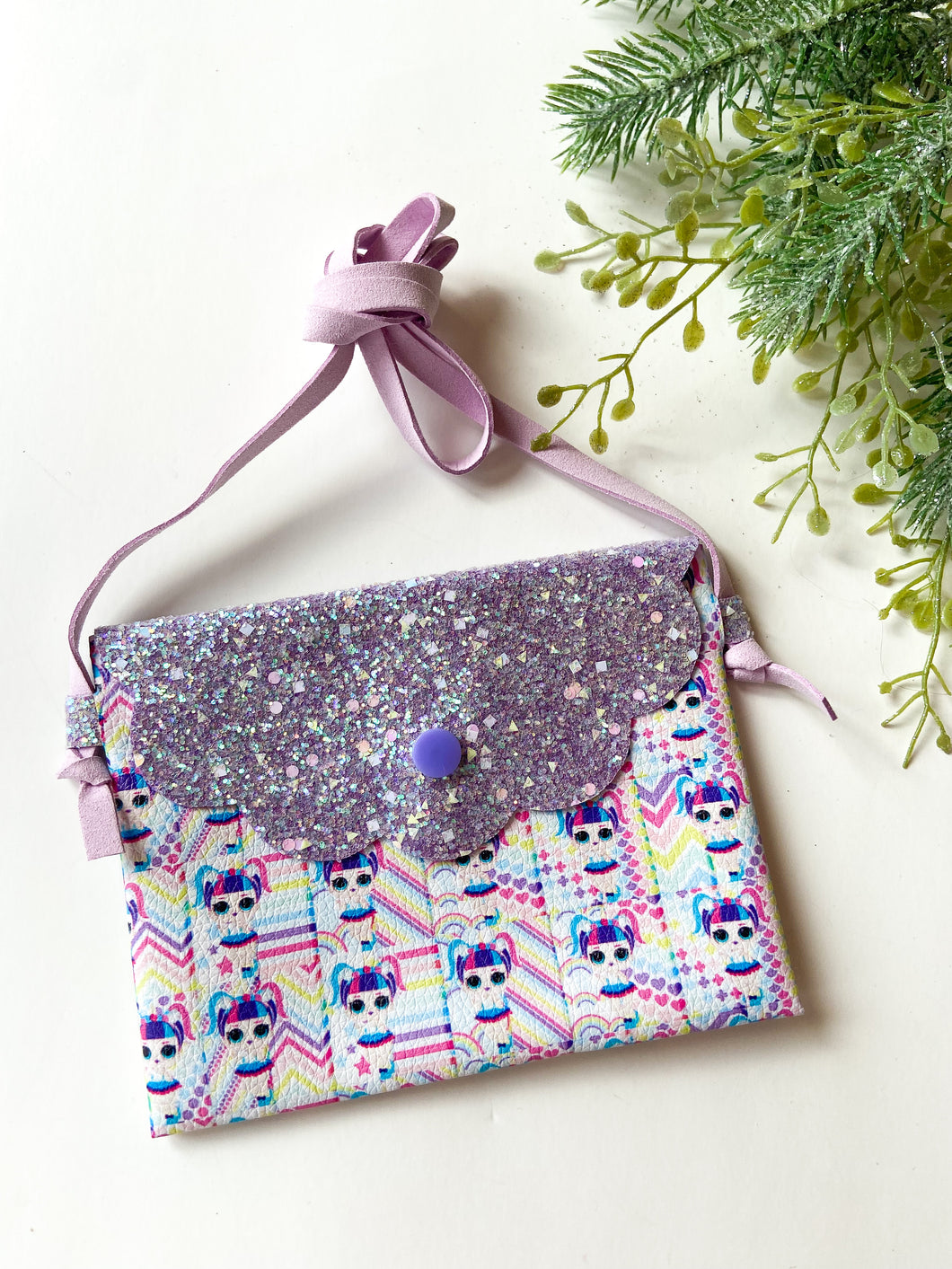 Edgy Girls Faux Leather Toddler Childrens Purse