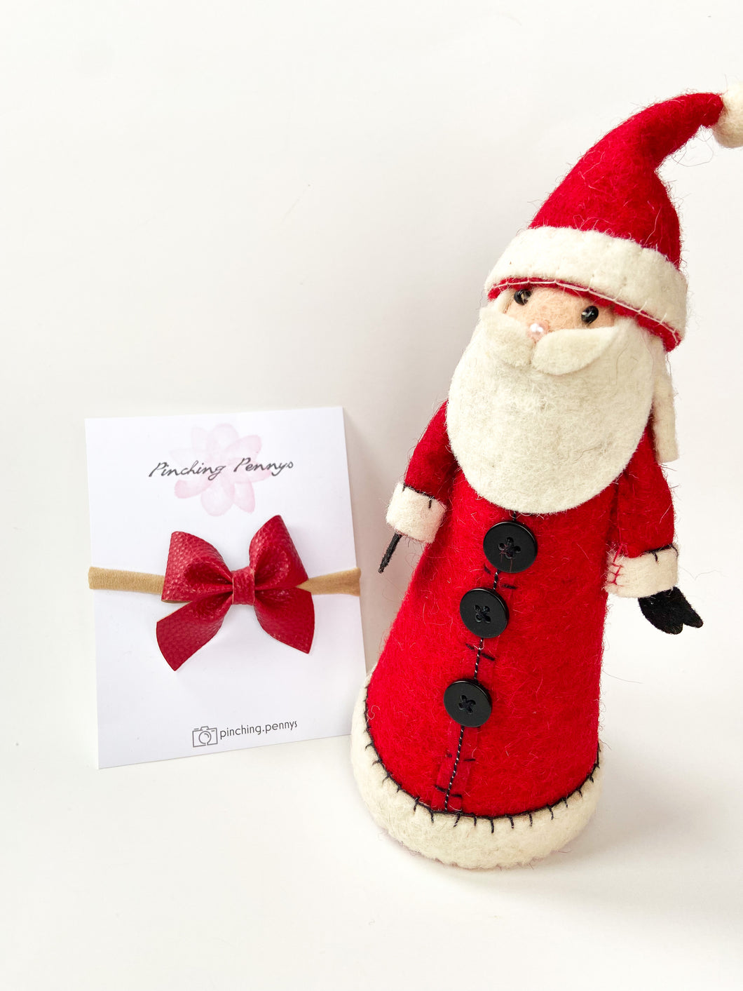 Cranberry Holiday Solids Bow Hair Clips, Headband | Paityn Bow | Faux Leather Bows | Toddlers Hair Clips | Kids Hair Clips