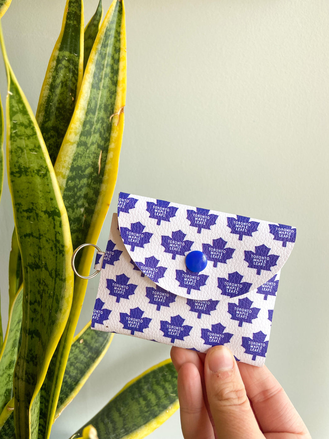 Blue Hockey Team Coin Purse