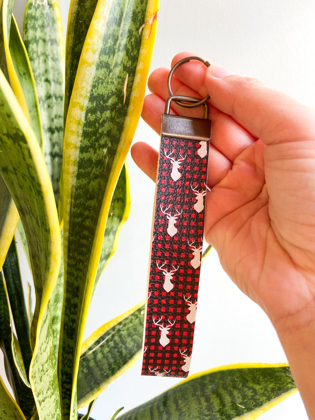 Plaid Bucks Keyfob Wristlets