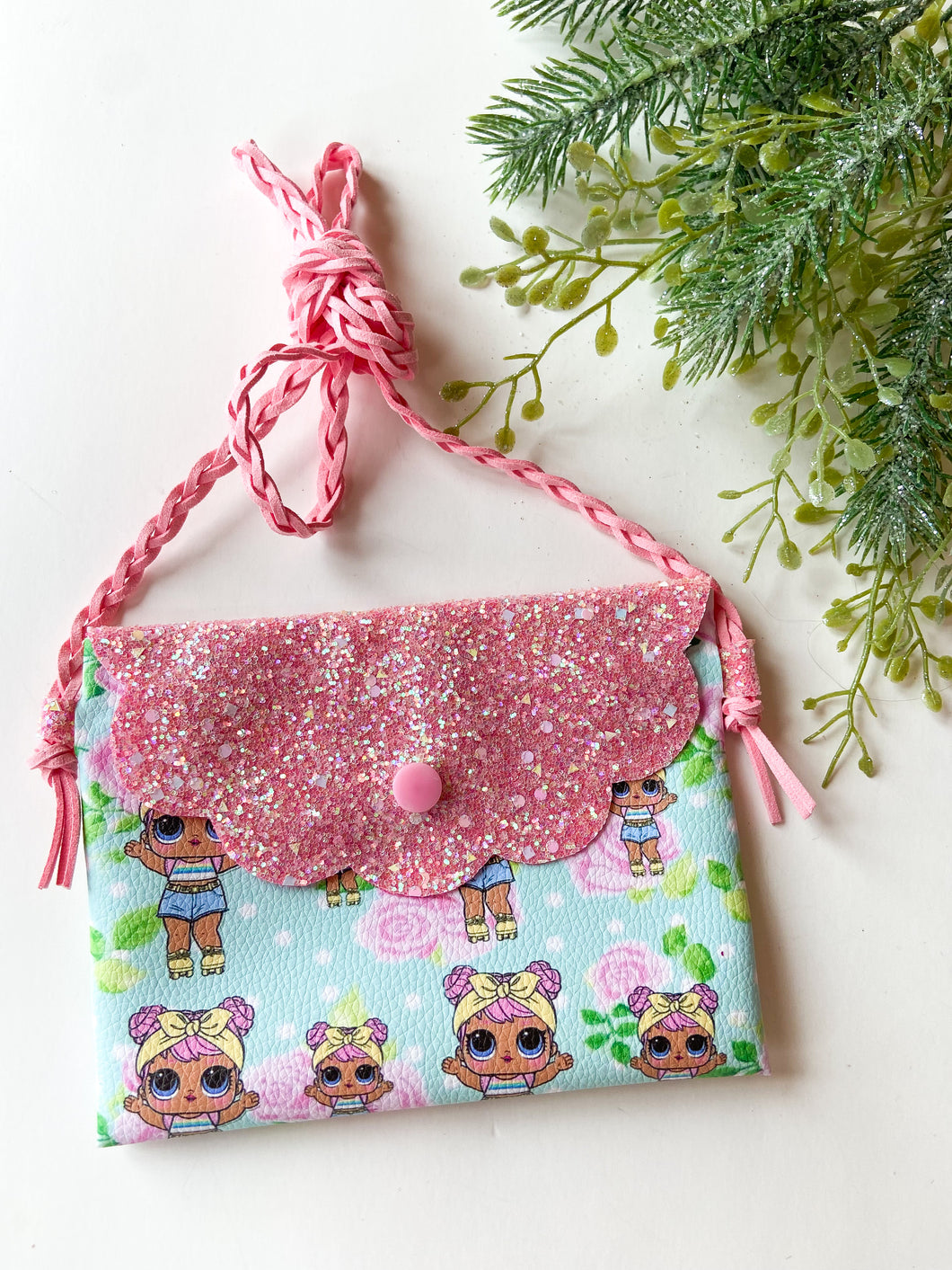 Flower Girls Faux Leather Toddler Childrens Purse