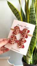 Load image into Gallery viewer, Sunflowers &amp; Monarchs Bow Hair Clips, Headband | Harper Bow | Faux Leather Bows | Toddlers Hair Clips | Kids Hair Clips
