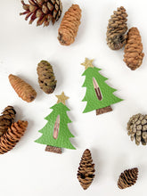 Load image into Gallery viewer, Solid Festive Holiday Snap Clips
