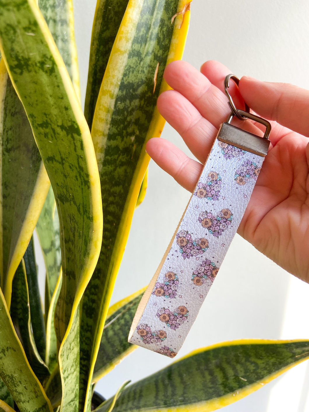 Floral Hearts Keyfob Wristlets