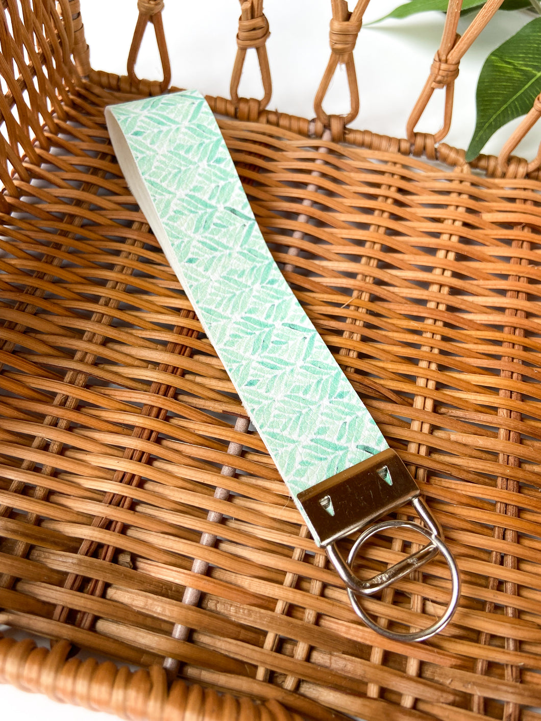 Green Fronds Keyfob Wristlets